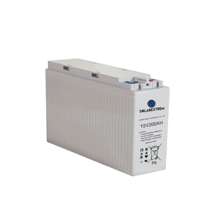 Bateria gel 200Ah 12V Frontal - Imagen 1